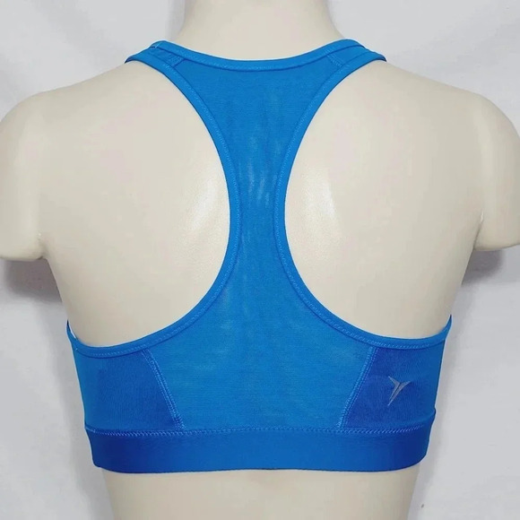 SMALL Old Navy Go-Dry High Support Wirefree Sports Bra Blue NWT - Picture 3 of 8